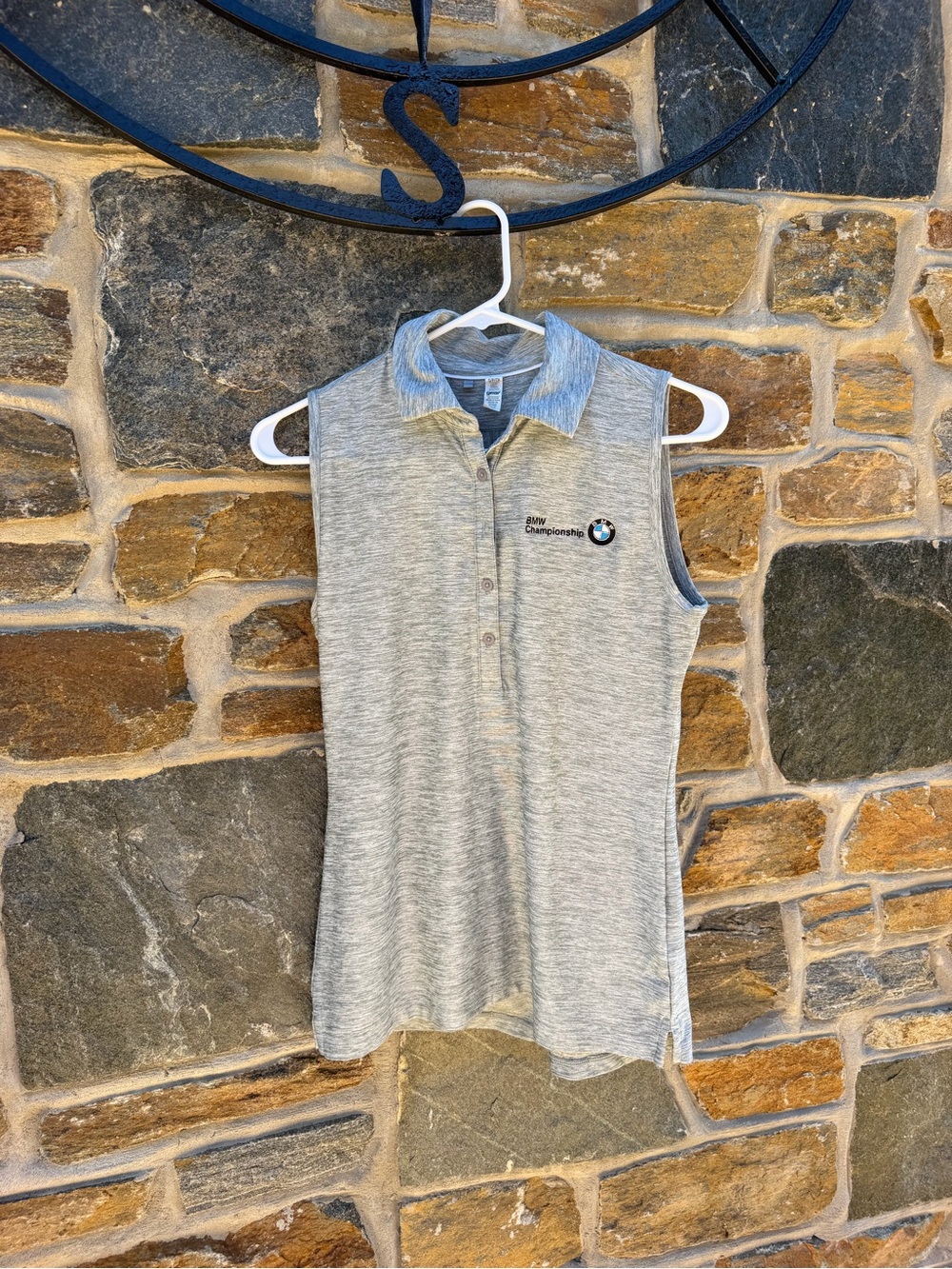 Under Armour Gray Heather Sleeveless Polo Tank Top from BMW championship
